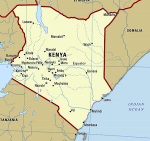 Map of Kenya