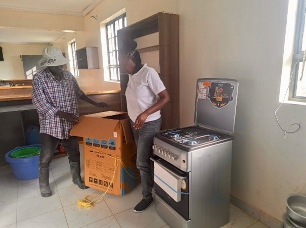 New home science classrooms for De Paul School in Kamulu