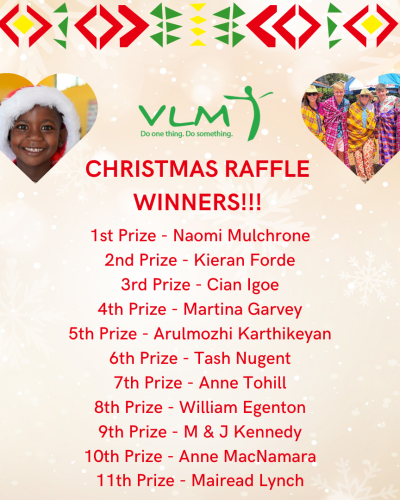 VLM Christmas Raffle Winners!